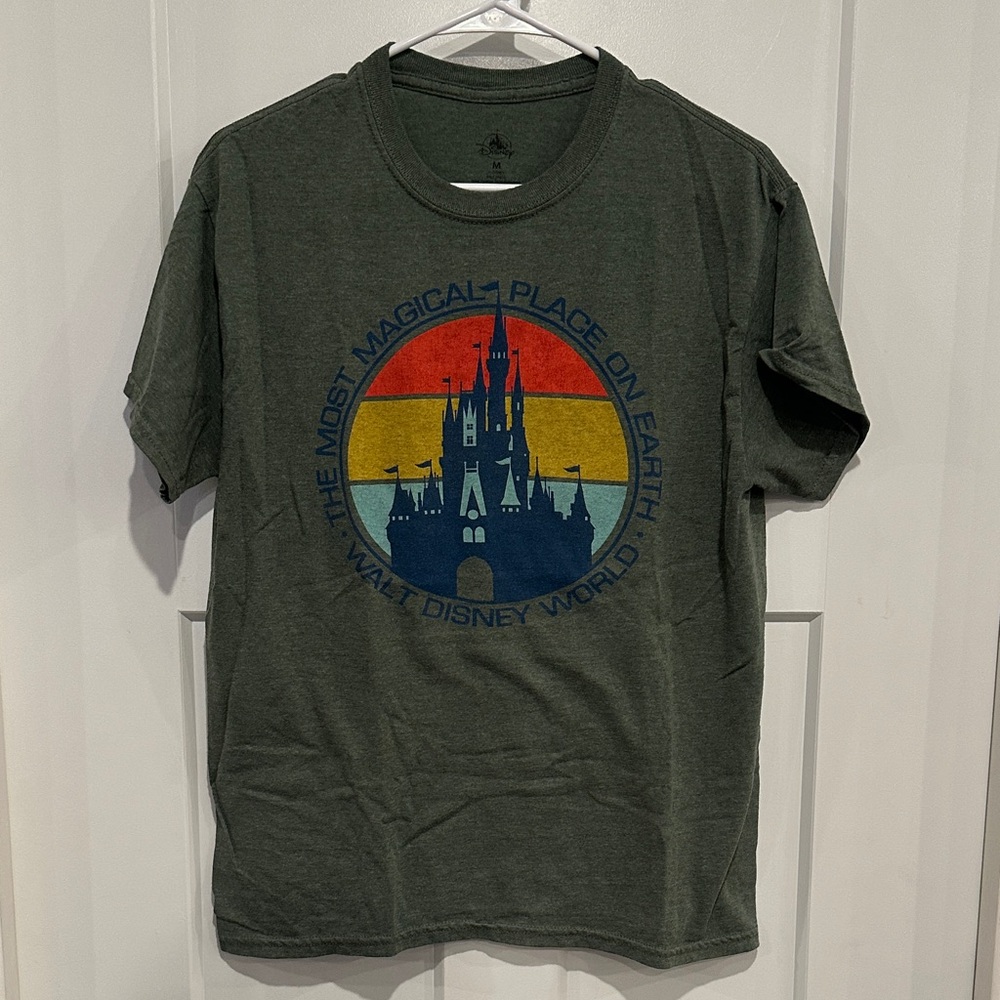 Disney Green T-Shirt with Castle